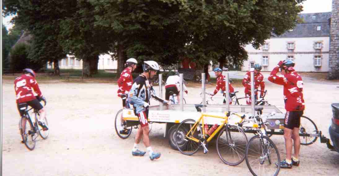 Tout le monde � fait briller sa machine! On peut repartir.